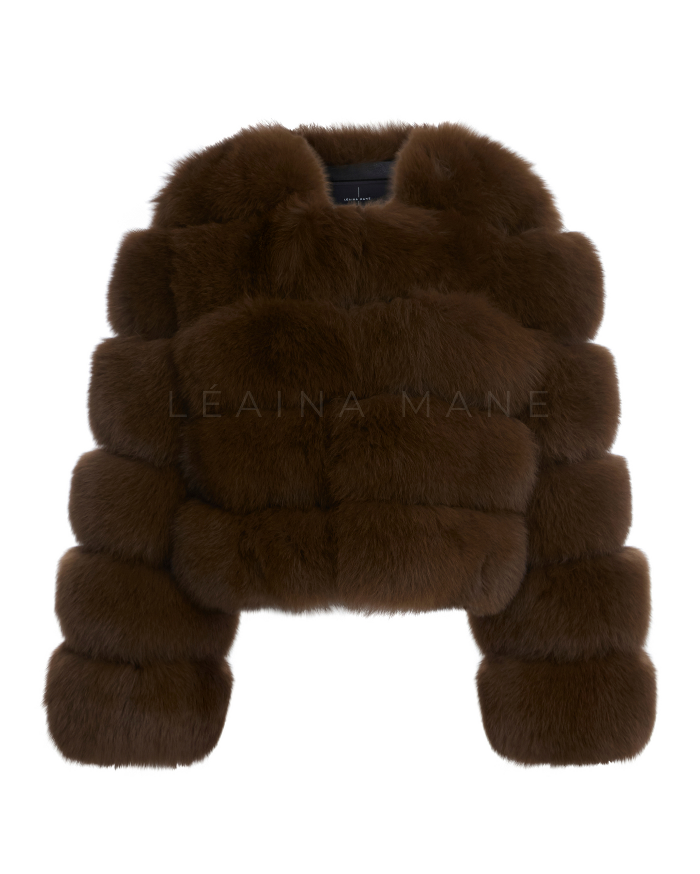 Cleopatra Fox Fur Coat in Brown